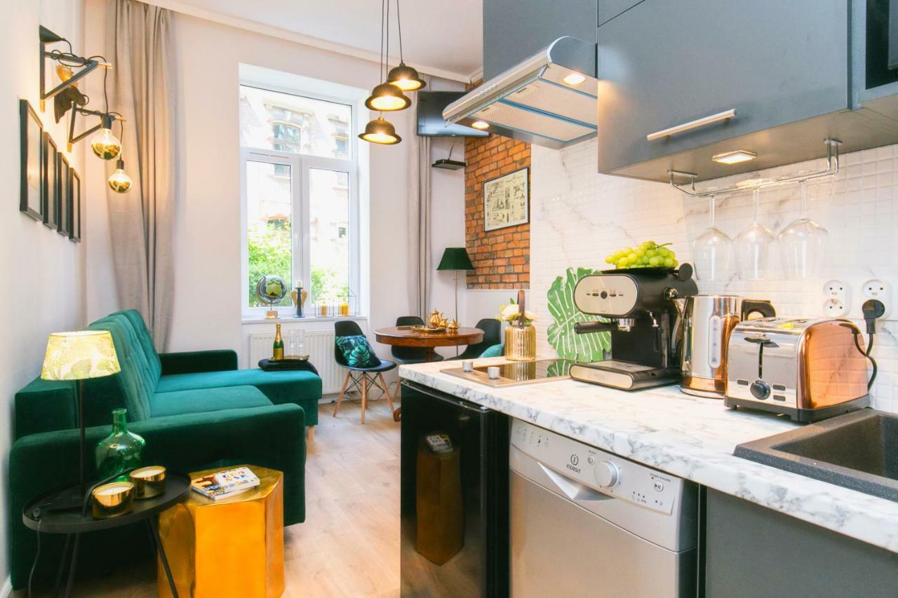Berg Apartament Green Gdansk Bagian luar foto