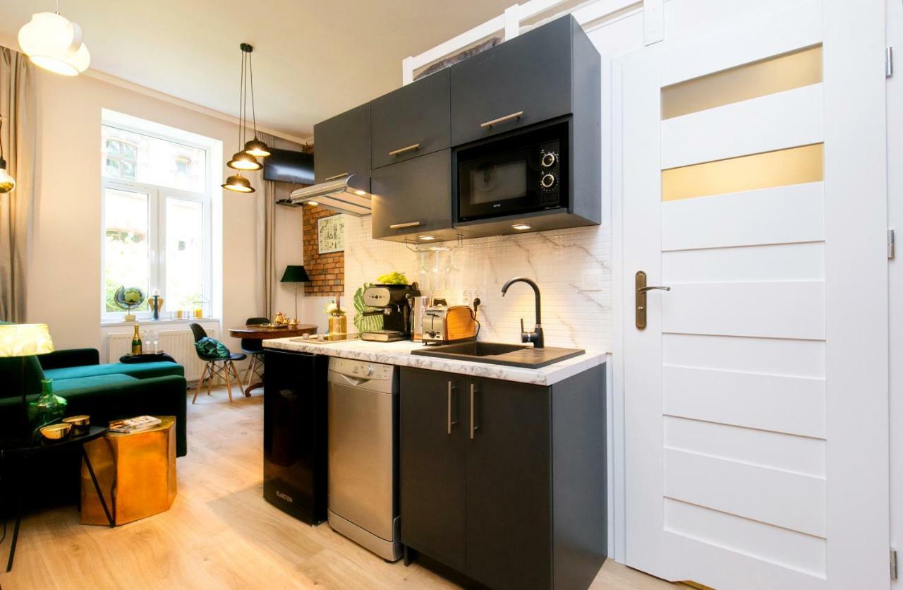 Berg Apartament Green Gdansk Bagian luar foto